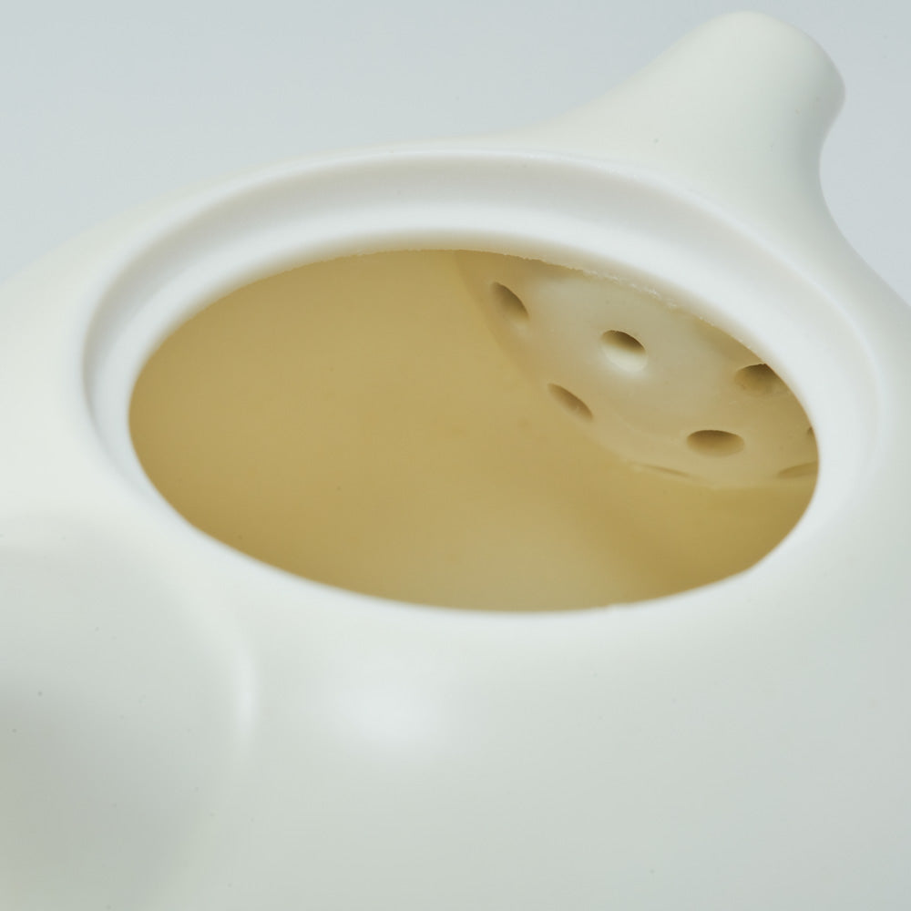 雀悅 │ Taiwan Tit - 無光鵝黃釉茶壺